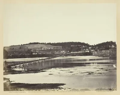 Pontoon Bridge Across the Potomac, at Berlin