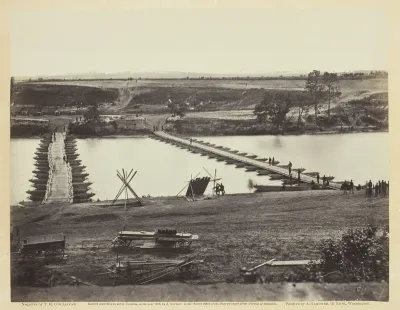 Pontoon Bridge Across the Rappahannock