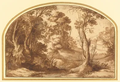 Pool at the Edge of a Wood