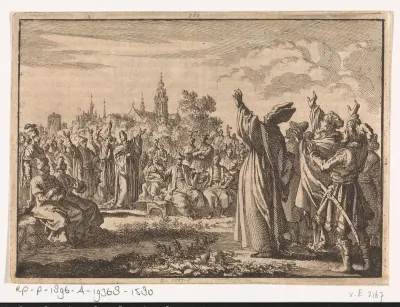 Poolse Rijksdag waarin door de ene partij Augustus II de Sterke en door de andere partij  Frans Lodewijk van Bourbon-Conti tot koning wordt uitgeroepen, 1697