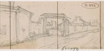 Poort in een muur