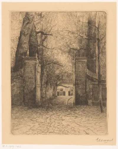 Poort van de buitenplaats Duinvliet