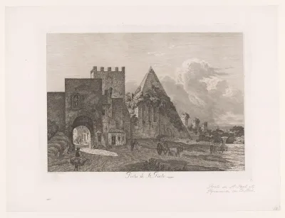 Poort van St. Paul en Piramide van Cestius