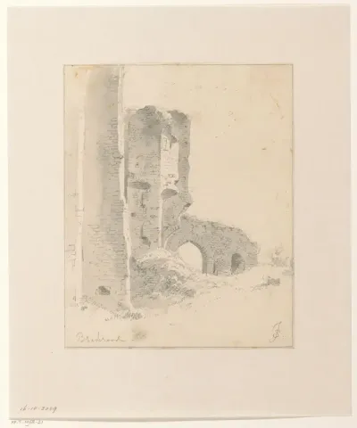 Poortje in de ruïne van Brederode