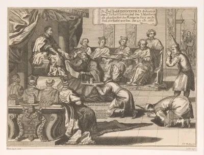 Pope Innocent XI Receiving the Embassy of the King of Siam