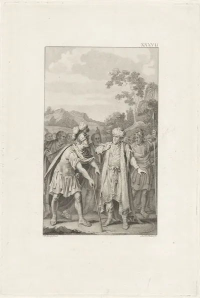 Popilius bij Antiochus