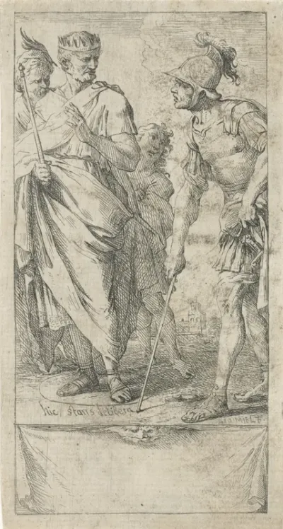 Popilius Laenas tekent een cirkel