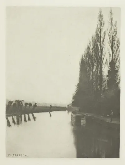 Poplars and Pollards on the Lea, Near Broxbourne