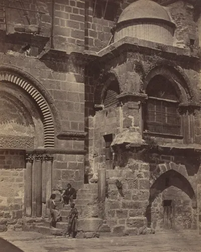Porch of the Church of the Holy Sepulchre, Jerusalem