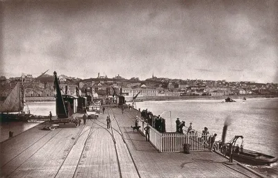 Port Elizabeth, South Africa: jetty and part of the city