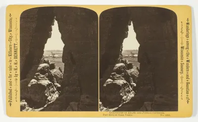 Port Hole at Coon Castle, No. 1310 from the series "Curiosities of Adams and Juneau Counties"