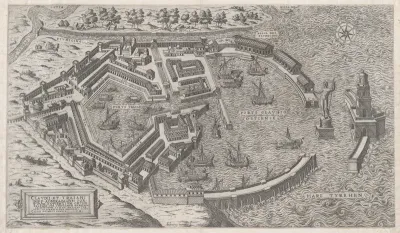 Port of Rome, from "Speculum Romanae Magnificentiae"