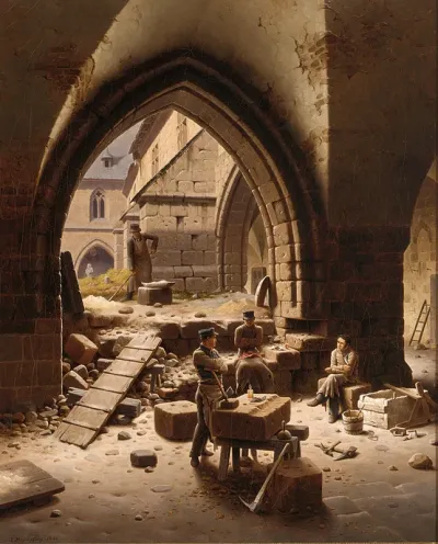 Port of the Cloister of the Liebfrauenkirche in Halberstadt
