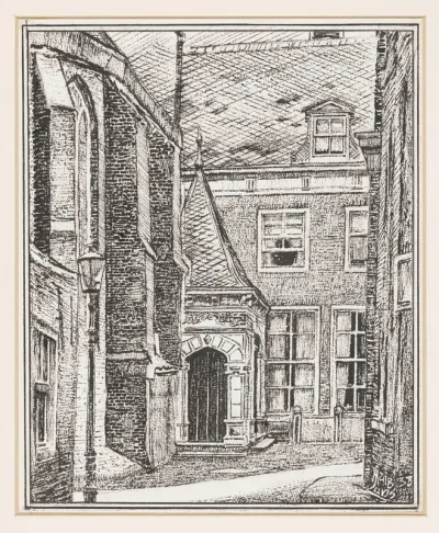 Portaal van de Sint-Gommaruskerk te Enkhuizen