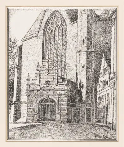 Portaal van de Sint-Gommaruskerk te Enkhuizen