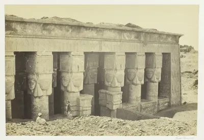 Portico of the Temple of Dendera