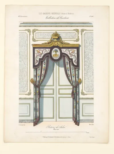 "Portiére de Salon. Bois doré.", aus: Le Garde-meuble