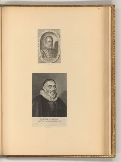 Portraäts Nicolas de Neufville, Antoine de Loménie