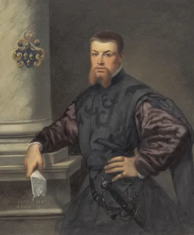 Portrait. After Jan Calcar