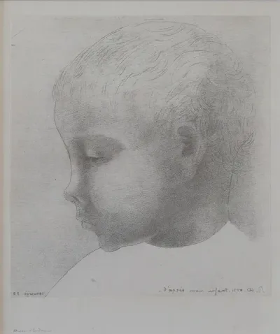 Portrait d'Arï Redon en profil