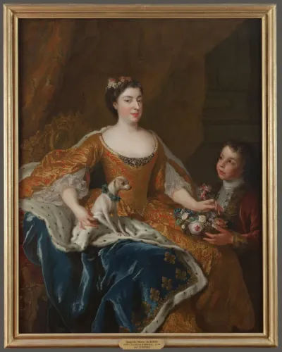 Portrait d'Augusta Marie Jeanne de Baden-Baden, duchesse d'Orléans
