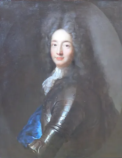 Portrait d'Henri-Jacques Nompar de Caumont, duc de La Force (1675-1726) en armure