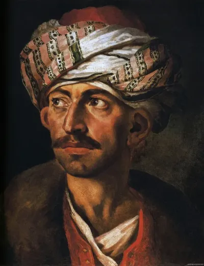 Portrait d'homme en Oriental