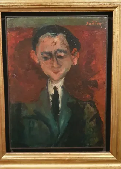Portrait d'un homme à la cravate noire