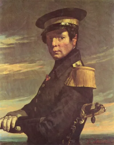 Portrait d'un officier de marine