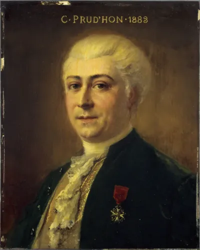 Portrait de Charles Prud'hon (1843-1930), sociétaire de la Comédie-Française en costume de scène