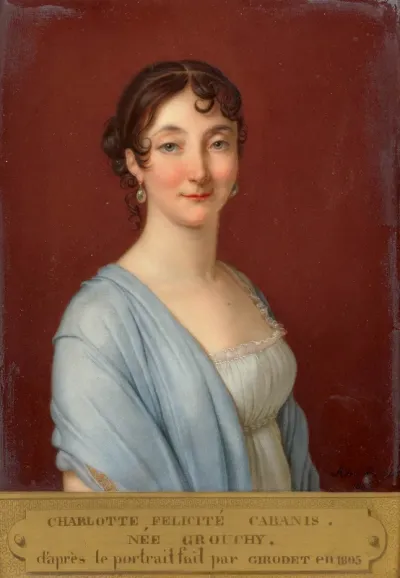 Portrait de Charlotte Félicité Cabanis, née Grouchy, d'après Anne-Louis Girodet-Trioson