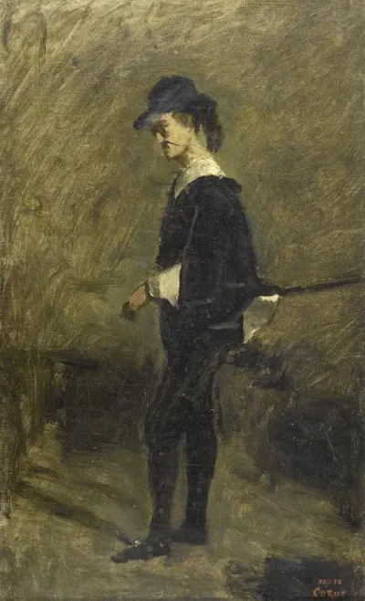 Portrait de M. Bigour d'Arras en costume de Hamlet