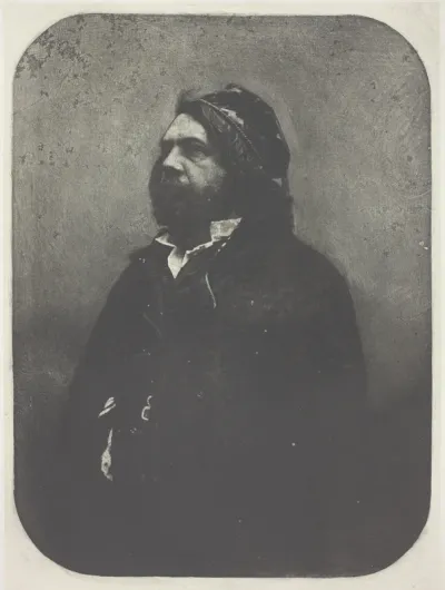 Portrait de Theophile Gautier d'apres Nadar