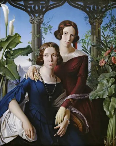 Portrait des sœurs Friderike et Betty Bloem