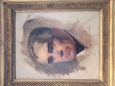Portrait du maréchal Henri-Gatien Bertrand (Châteauroux, 1773-1844). Étude.