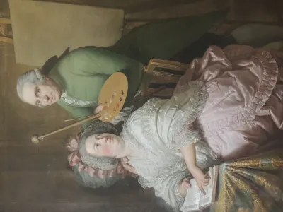 Portrait du peintre et de sa femme Agnès-Rose