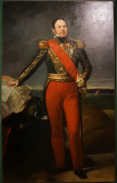 Portrait en pied du maréchal Gérard