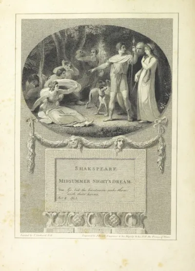 portrait from "[A new edition of Shakespeare's Plays, from the corrected text of Johnson and Steevens, with prints engraved by Mr. Heath.] pt. 1-10. [Ten plays.]".