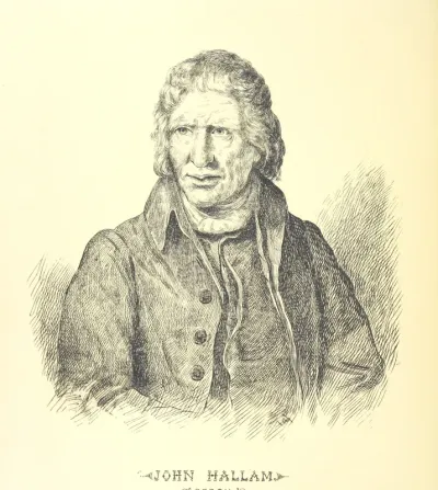 portrait from "Derbyshire Gatherings: a fund of delight for the antiquary, the historian, the biographer, and the general reader, containing portraits and memoirs of eminent natives and eccentric characters of the County of Derby, views of remarkable