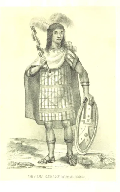 portrait from "Historia de la Conquista de Mejico ... traducida al Castellano por D. M. Gonzalez de la Vega y anotada por D. L. Alaman".