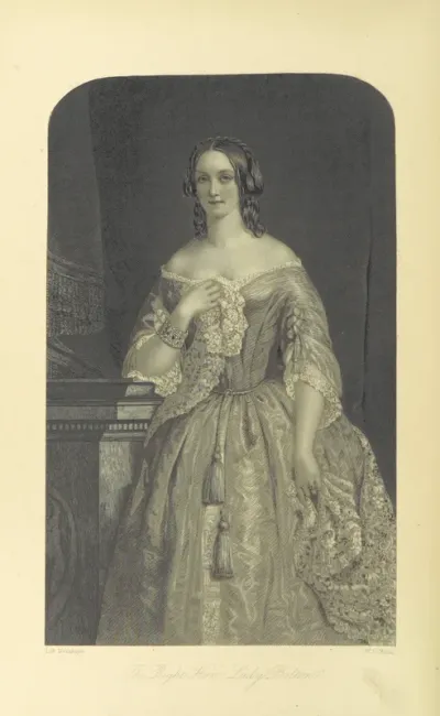 portrait from "The Bouquet of Beauty. With illustrative verses. [Ten plates.]".