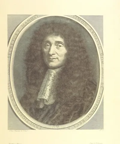 portrait from "The Century of Louis XIV. Its arts-its ideas. From the French ... by Mrs. Cashel Hoey. [With plates.]".