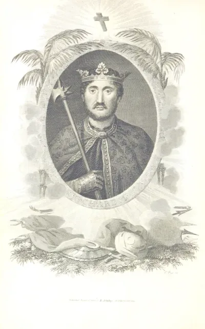 portrait from "[The History of England to the Revolution in 1688. New edition, with the author's last corrections, etc.]".