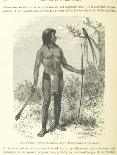 portrait from "[The Peoples of the World: being a popular description of the characteristics, condition, and customs of the human family ... Illustrated. (A new, much enlarged ... edition of The Races of Mankind.)]".