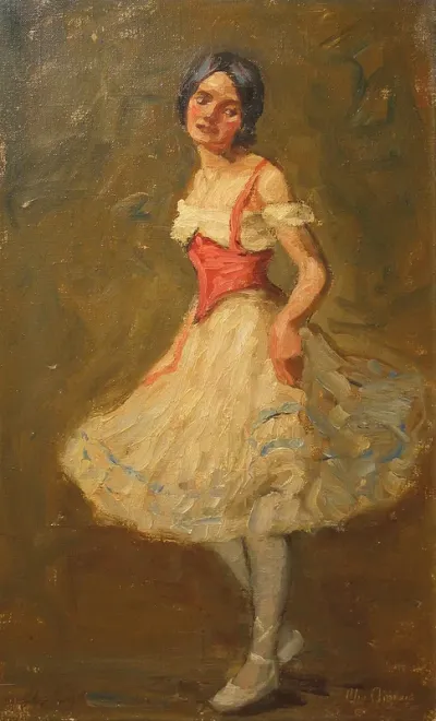 Portrait of a ballerina.
