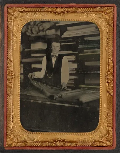 Portrait of a Dry Goods Salesman