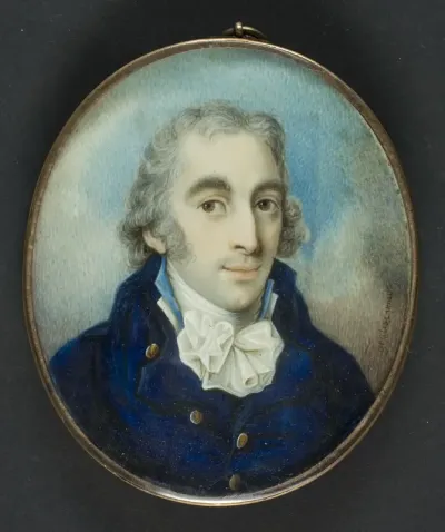 Portrait of a Gentleman in Blue Coat