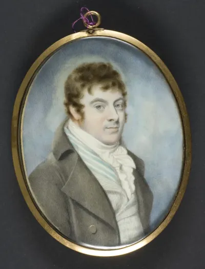 Portrait of a Gentleman in Light Brown Coat