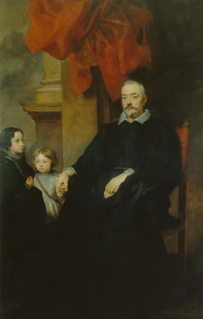 Portrait of a Gentleman of Genua with two children