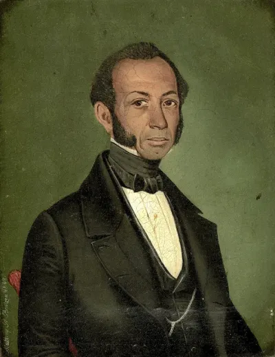 Portrait of a gentleman, presumably table setter at Tranekær castle Frederik Ludvig Anthony.